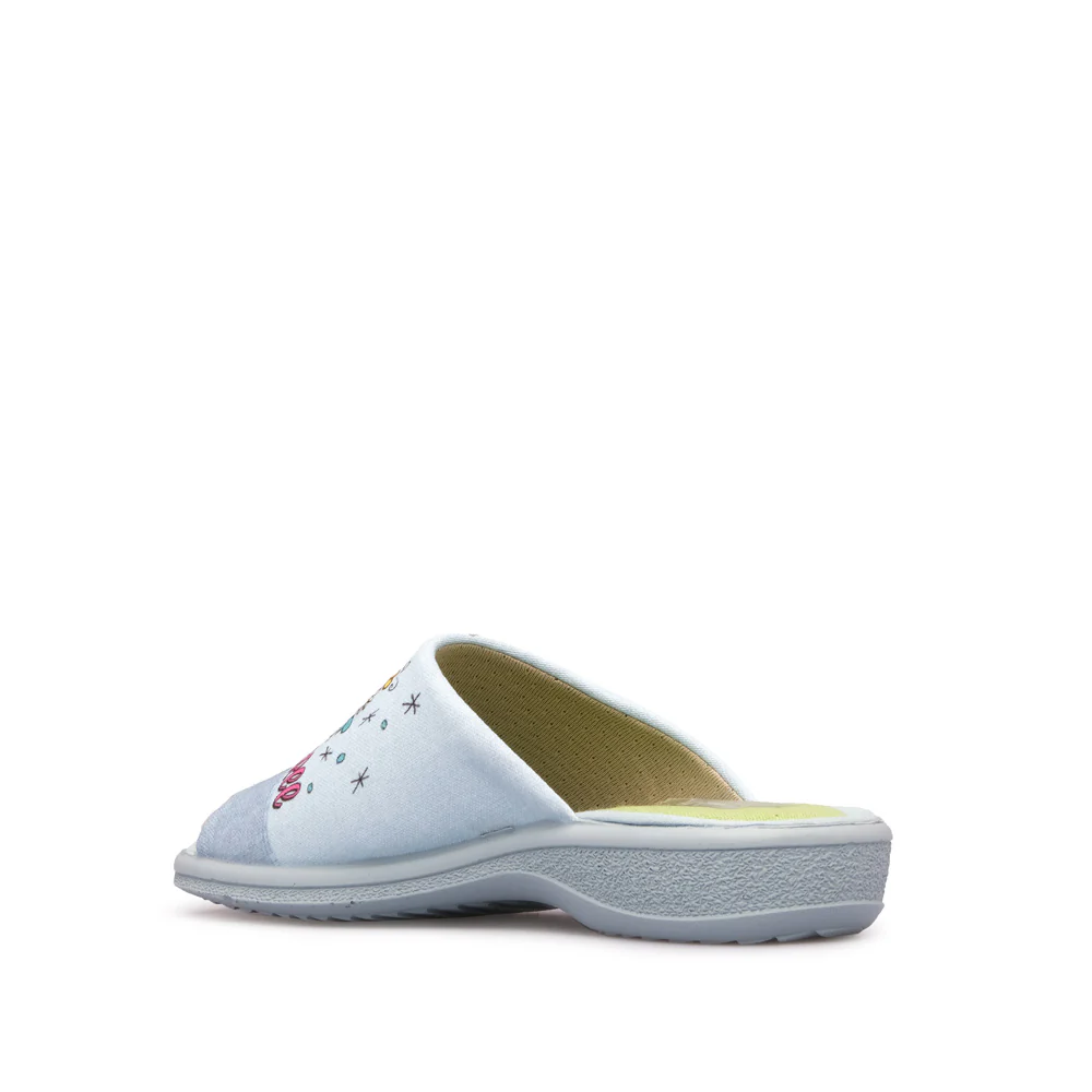 Chinelo Homewear Mulher  Azul - Image 4