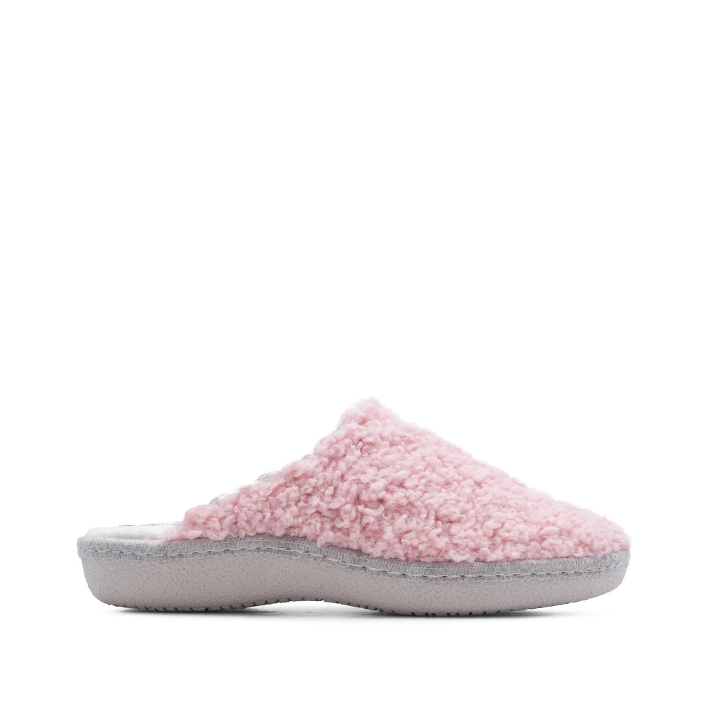 Chinelo Homewear Mulher Têxtil Rosa