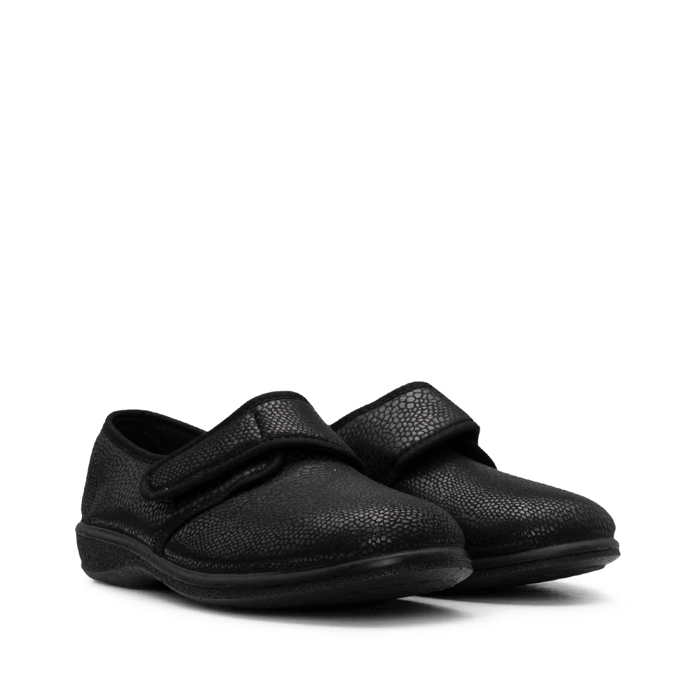 Pantufa Conforto Mulher Animal Print Preto - Image 2