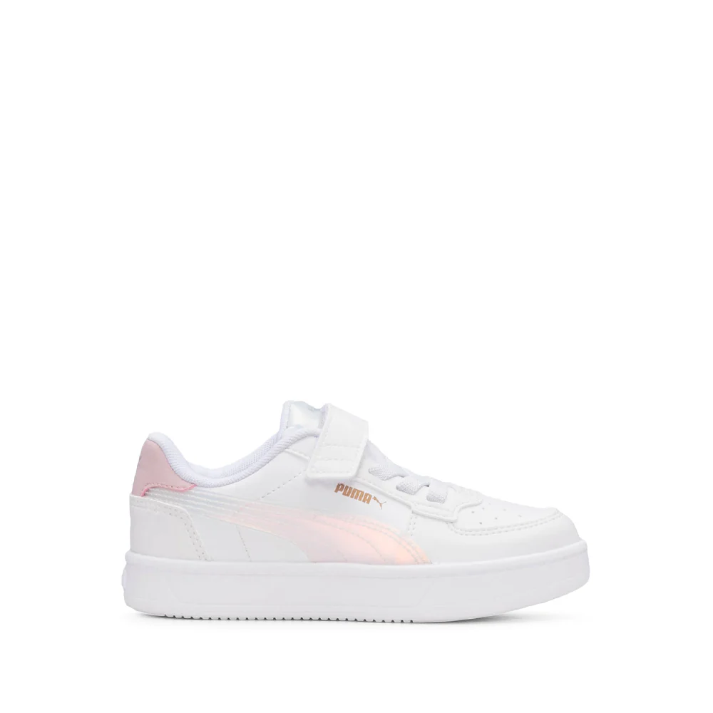 Sapatilha Casual Criança Branco E Rosa
