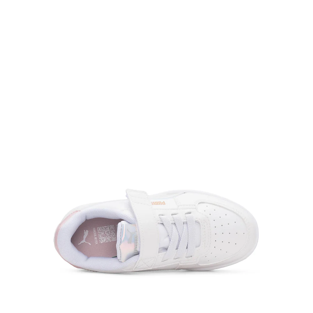 Sapatilha Casual Criança Branco E Rosa - Image 4