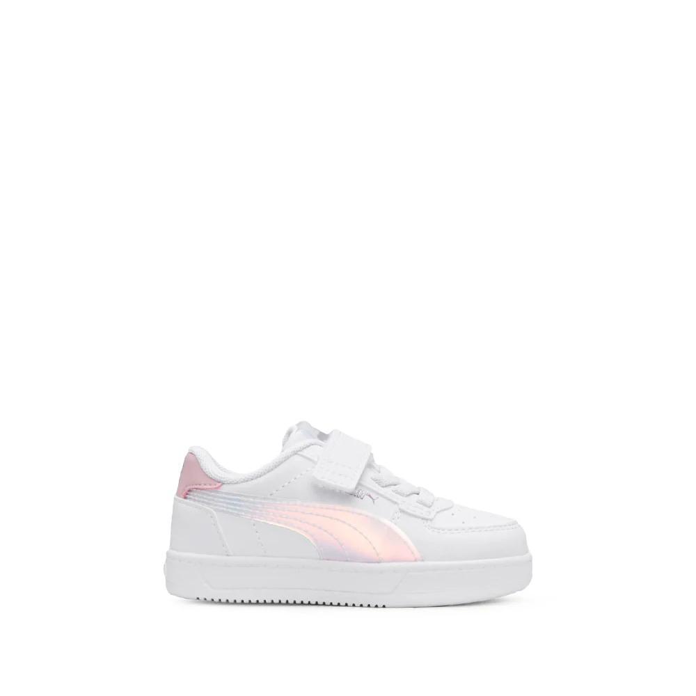 Sapatilha Casual Criança Branco E Rosa