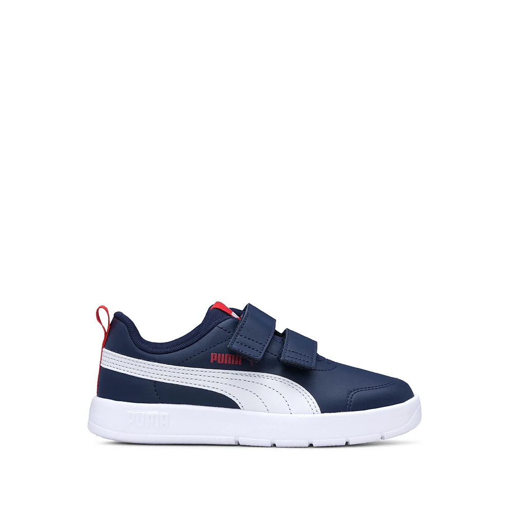 Sapatilha Casual Criança Pele Sintética Courtflex V3 Azul Marinho