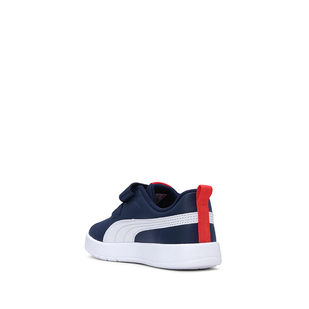 Sapatilha Casual Criança Pele Sintética Courtflex V3 Azul Marinho - Image 4