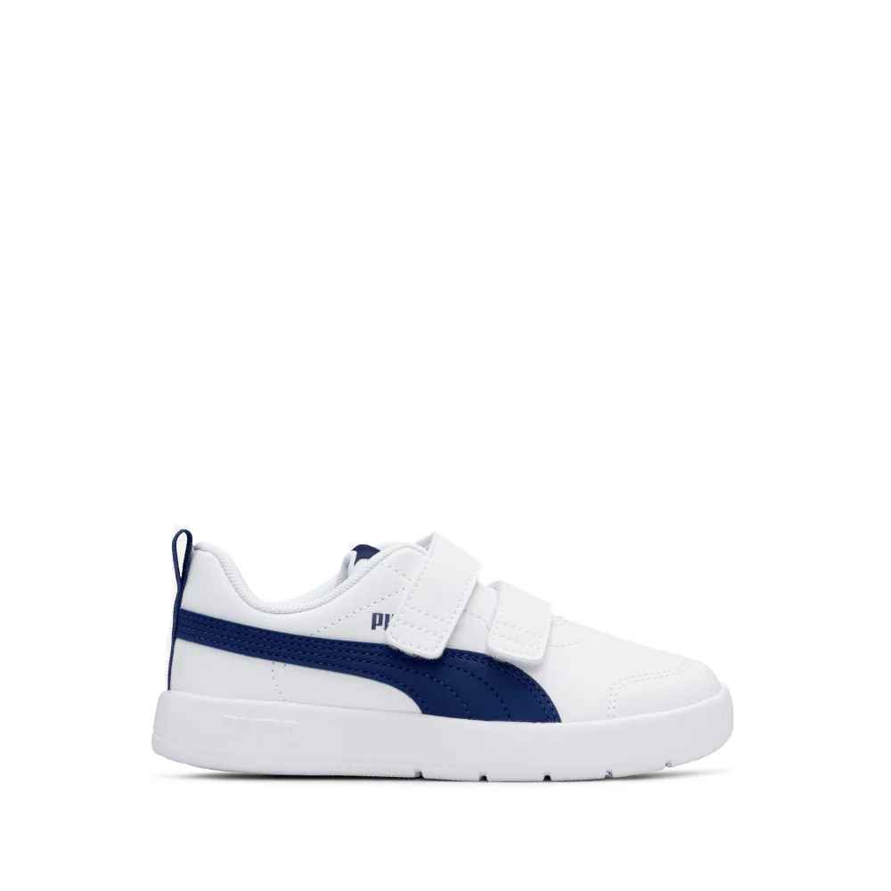 Sapatilha Casual Criança Pele Sintética Courtflex V3 Branco