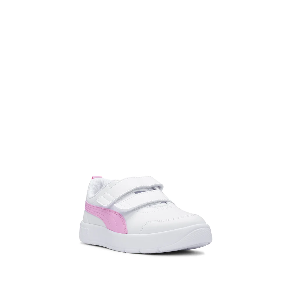 Sapatilha Casual Criança Pele Sintética Courtflex V3 Branco - Image 3