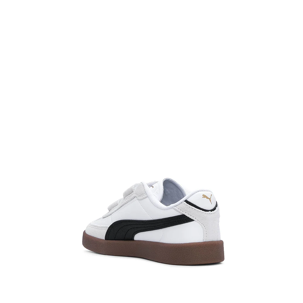 Sapatilha Casual Criança Pele Sintética Club II Era Branco E Preto - Image 4