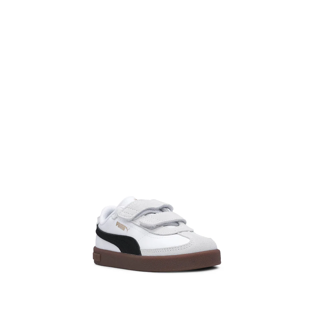 Sapatilha Casual Criança Pele Sintética Club II Era Branco E Preto - Image 3
