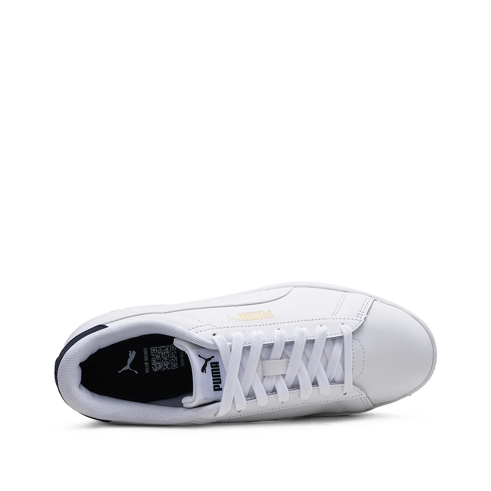 Sapatilha Casual Homem Pele Smash 3.0 Branco E Azul - Image 4