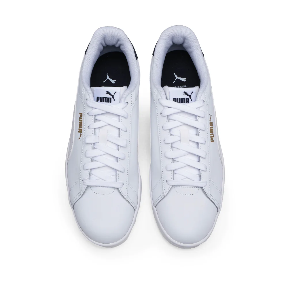 Sapatilha Casual Homem Pele Smash 3.0 Branco E Azul - Image 5