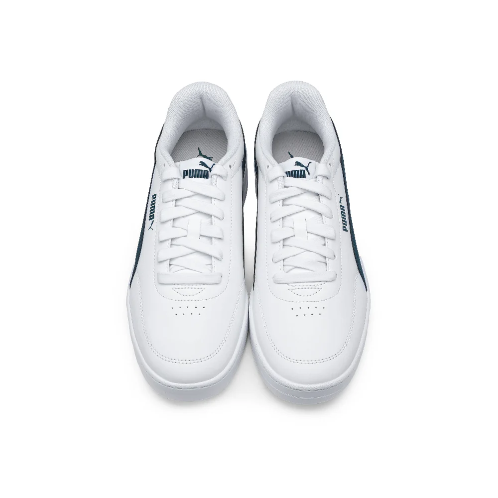 Sapatilha Casual Homem Court Classic Clean Branco E Verde - Image 6