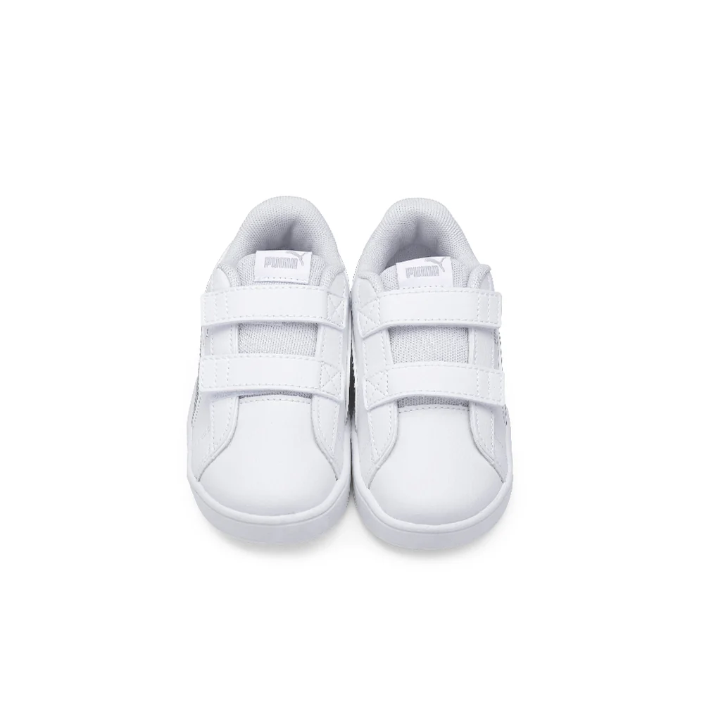 Sapatilha Casual Menina Pele Sintética RICKIE CLASSIC Branco E Prata - Image 7