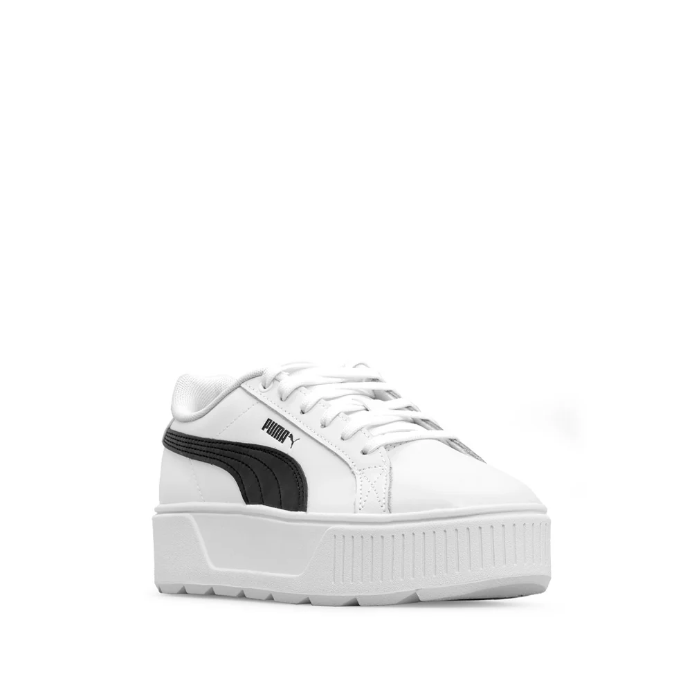 Sapatilha Casual Mulher Branco E Preto - Image 3