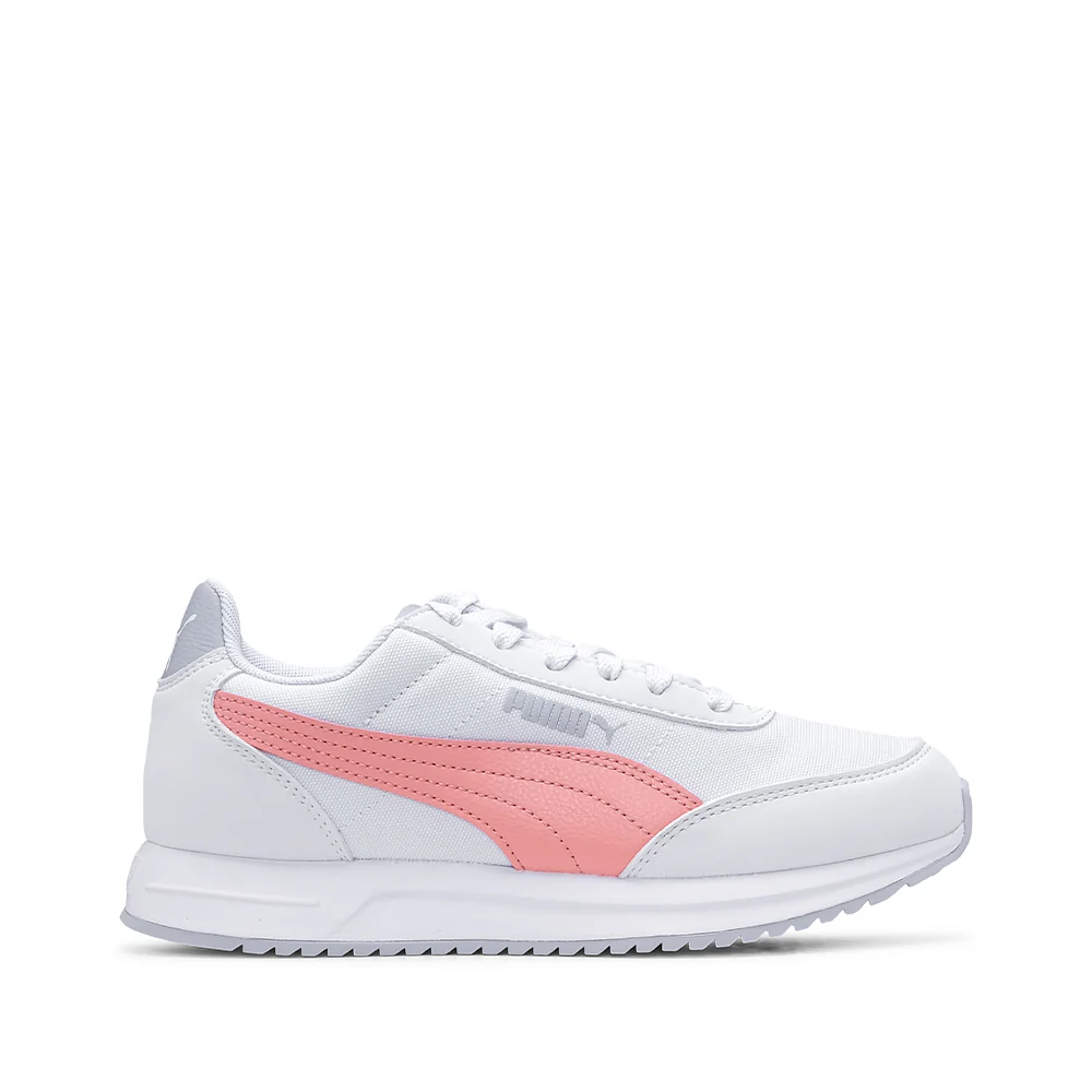 Sapatilha Casual Mulher Branco E Rosa