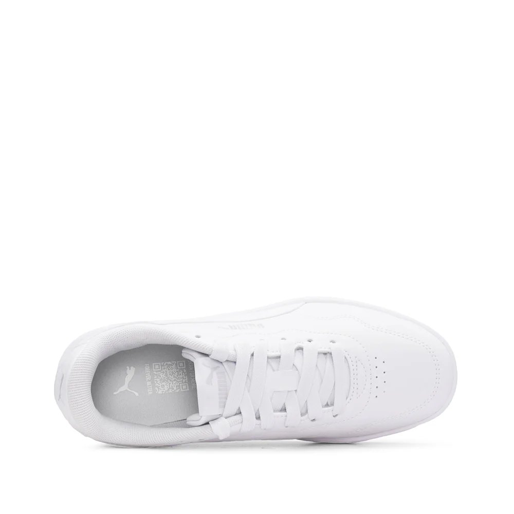 Sapatilha Casual Mulher Court Lally Branco - Image 4
