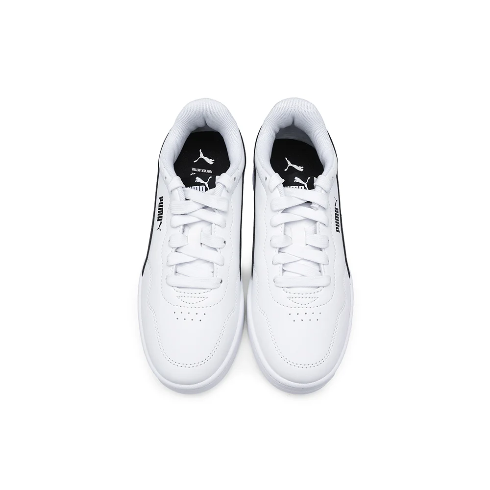 Sapatilha Casual Mulher Court Lally Branco E Preto - Image 6
