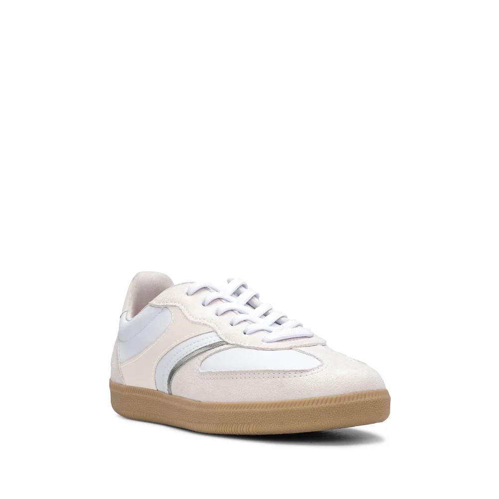 Sapatilha Casual Mulher Branco E Cinza - Image 3