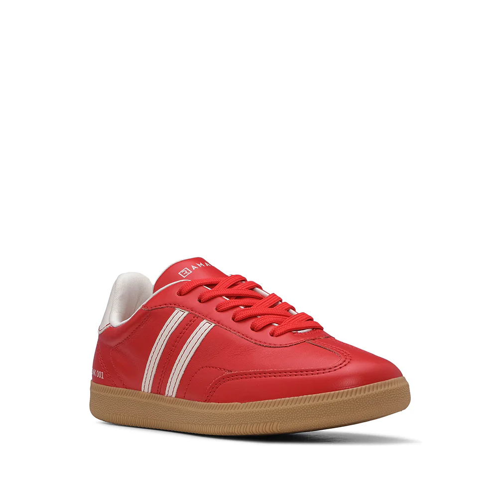 Sapatilha Casual Mulher Pele Sintética Vermelho - Image 3