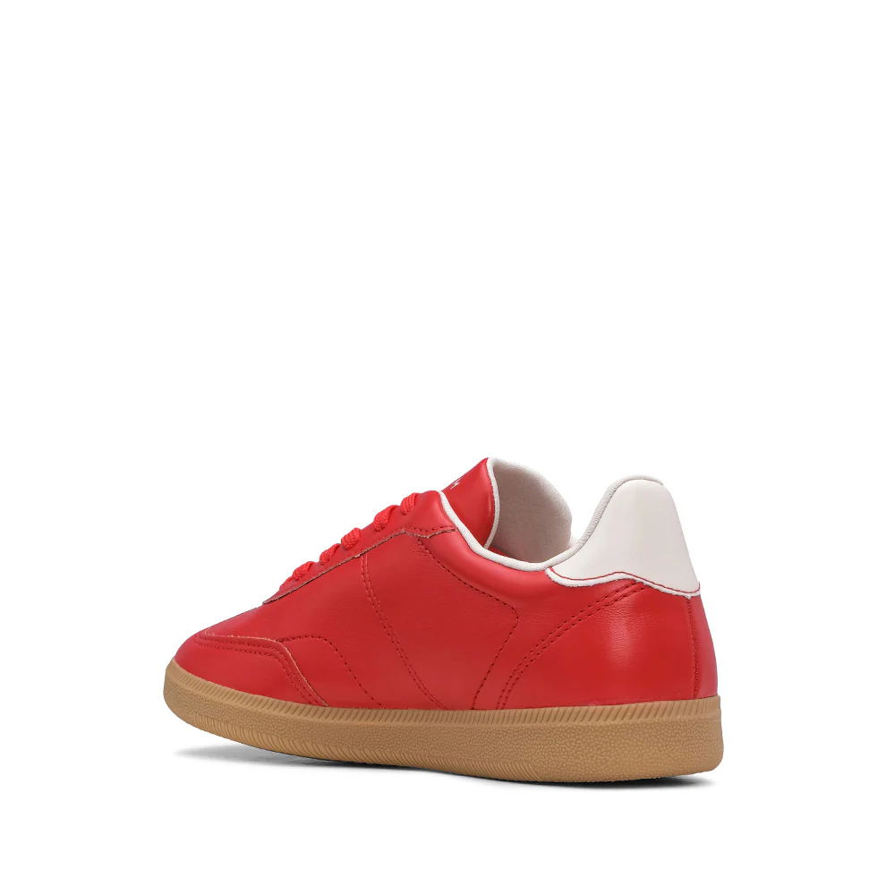Sapatilha Casual Mulher Pele Sintética Vermelho - Image 4