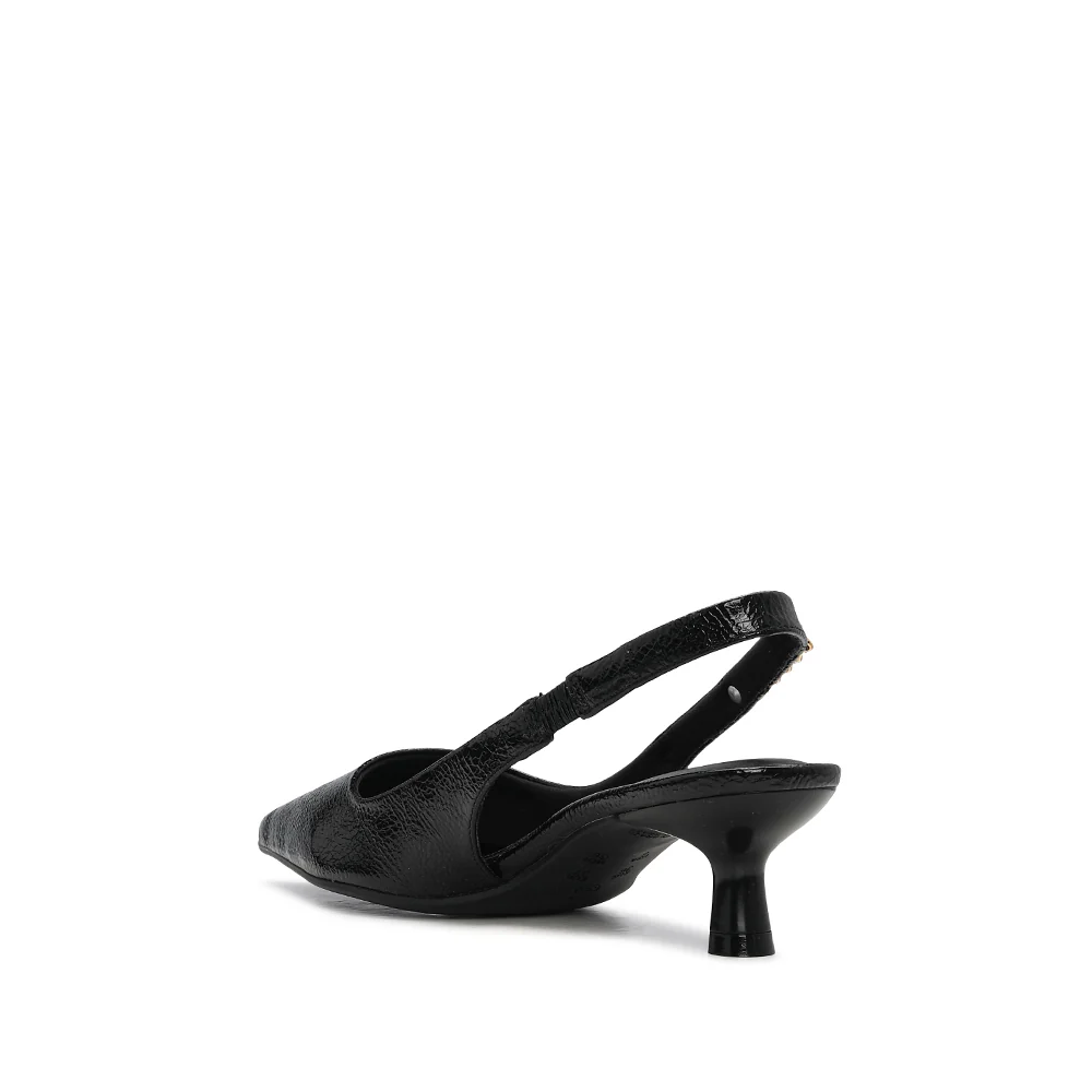 Sapato Salto Médio Mulher Verniz Preto - Image 4