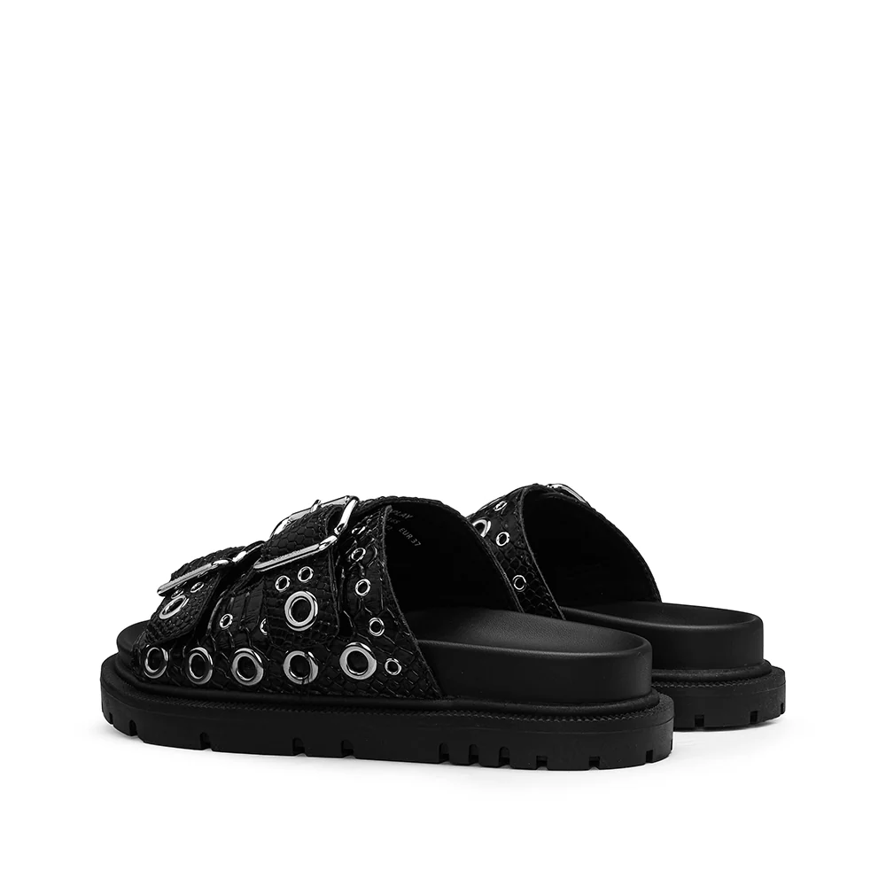 Chinelo Casual Mulher Preto - Image 3
