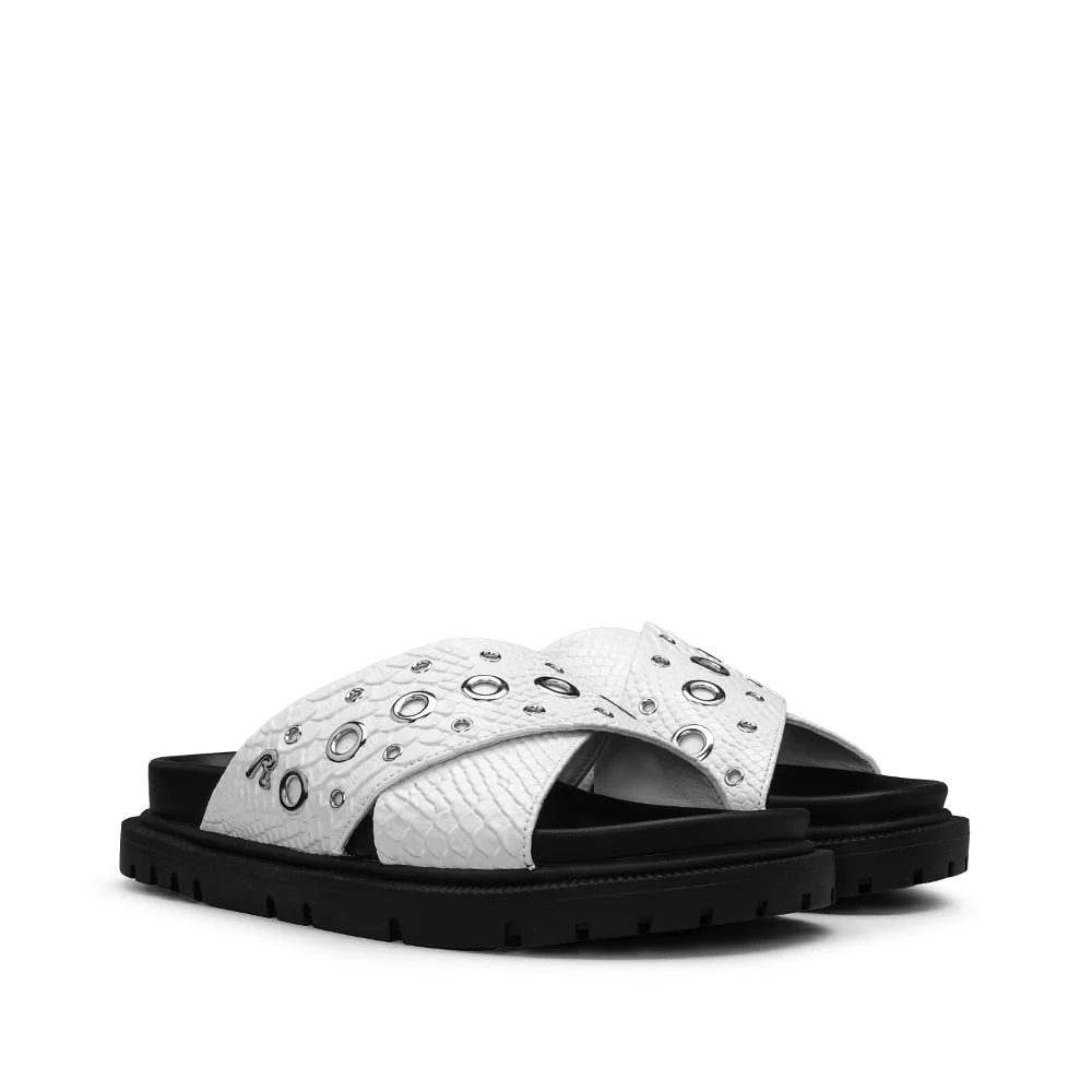 Chinelo Casual Mulher Branco - Image 2