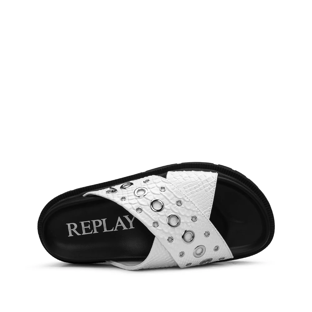 Chinelo Casual Mulher Branco - Image 4