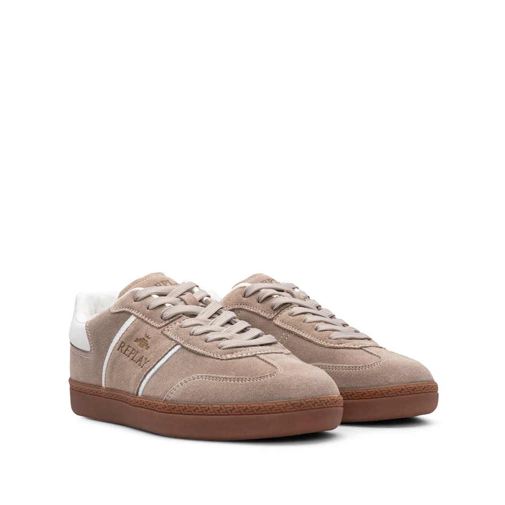 Sapatilha Casual Homem Camurça Taupe - Image 2