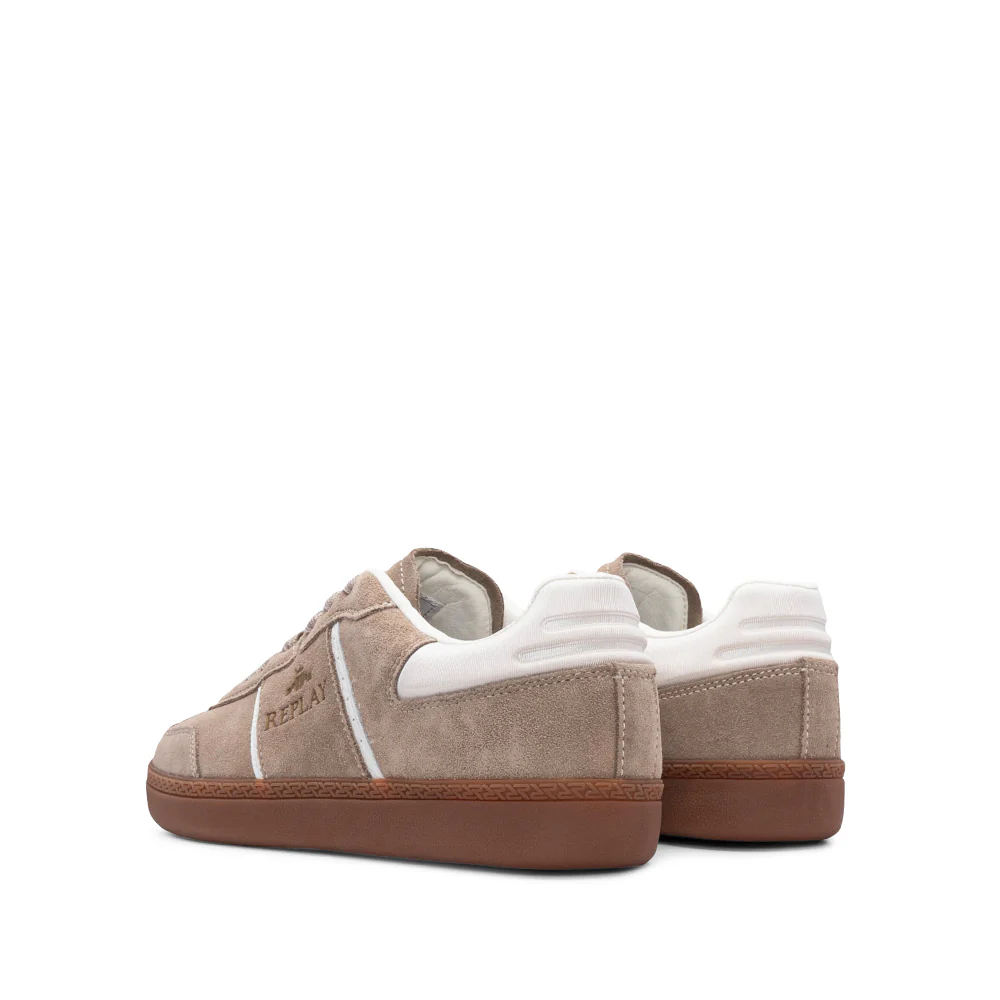 Sapatilha Casual Homem Camurça Taupe - Image 3