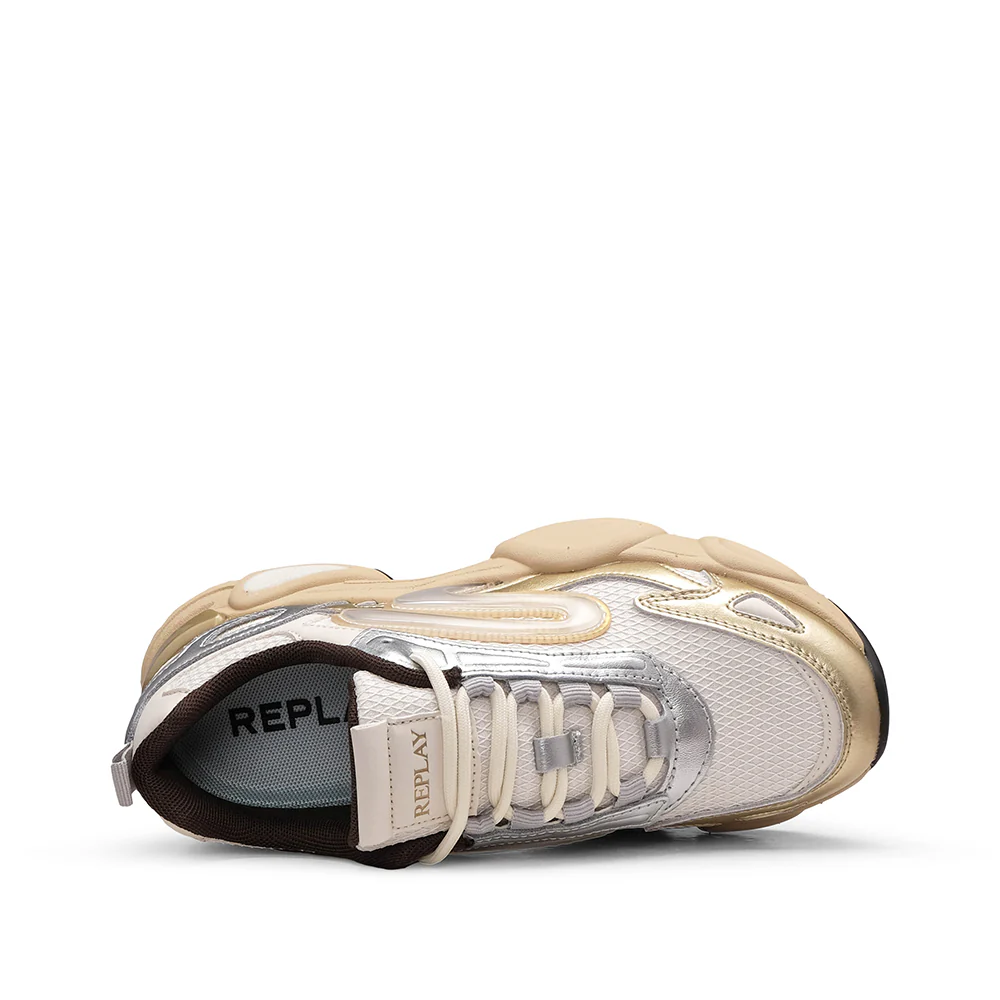 Sapatilha Casual Mulher Dourado - Image 3