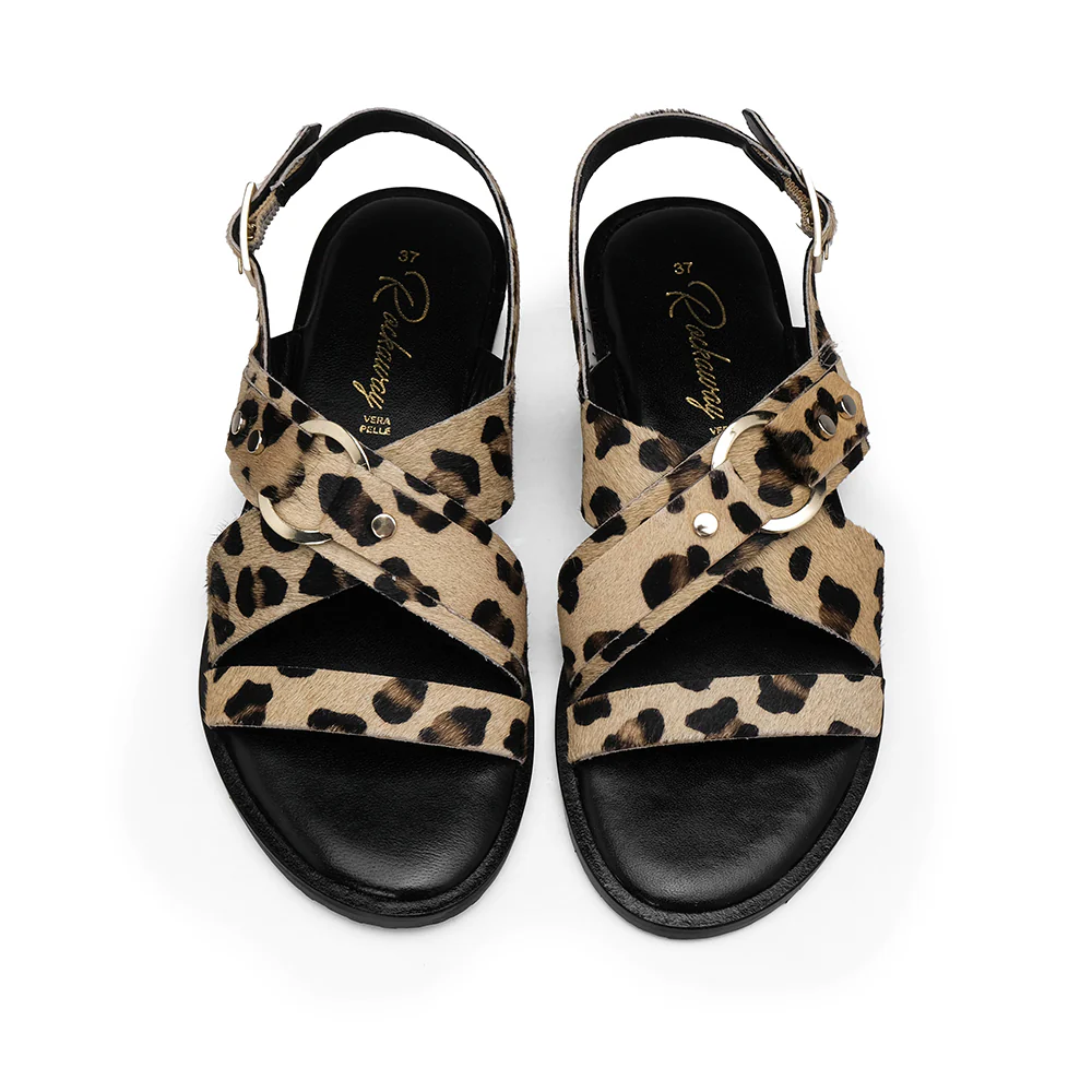 Sandália Salto Raso Mulher Leopardo - Image 5