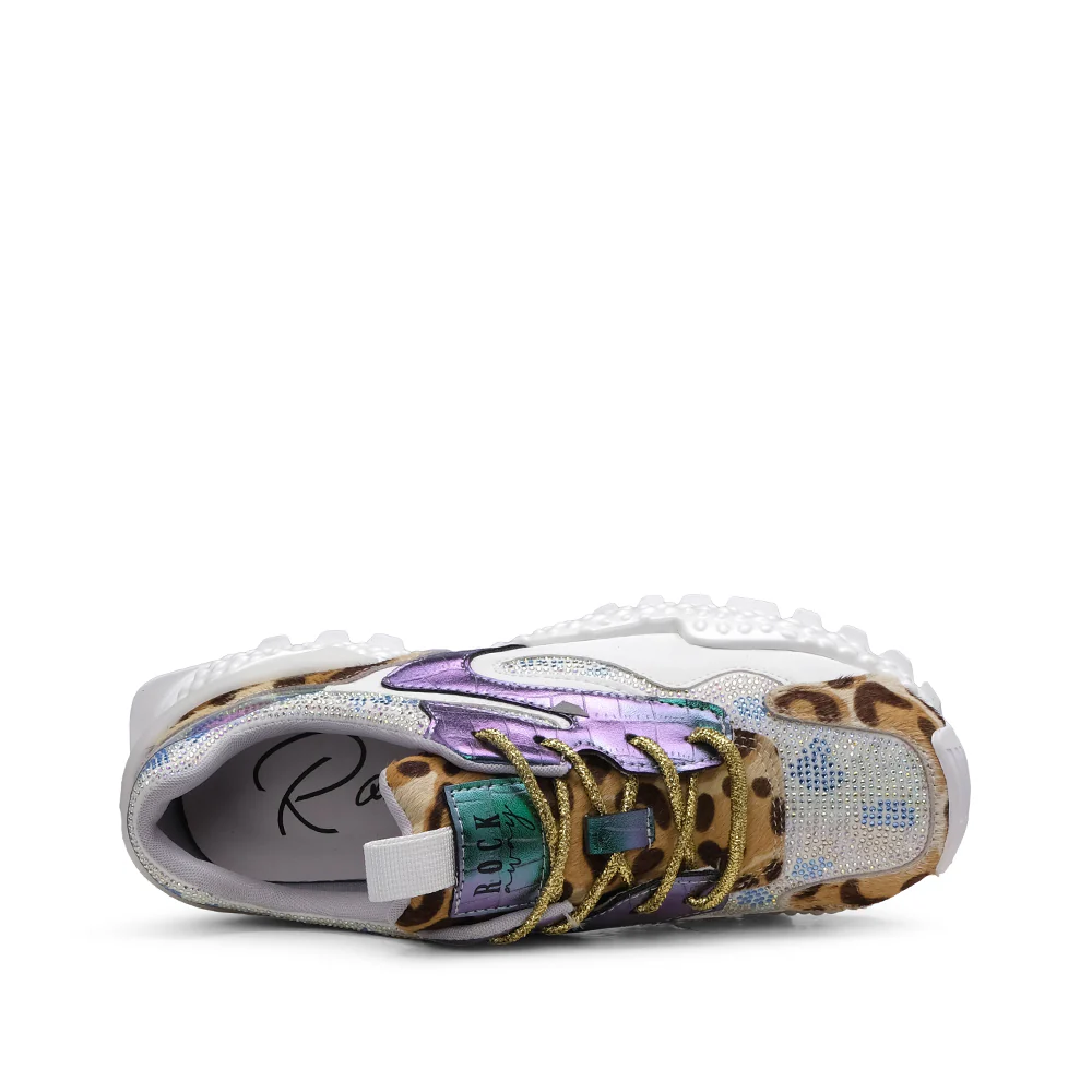 Sapatilha Casual Mulher Leopardo - Image 4