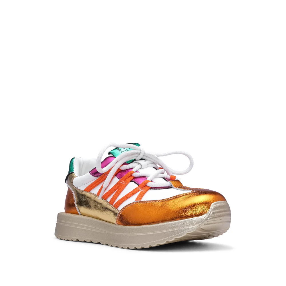 Sapatilha Casual Mulher Metalizado Multicolor - Image 3