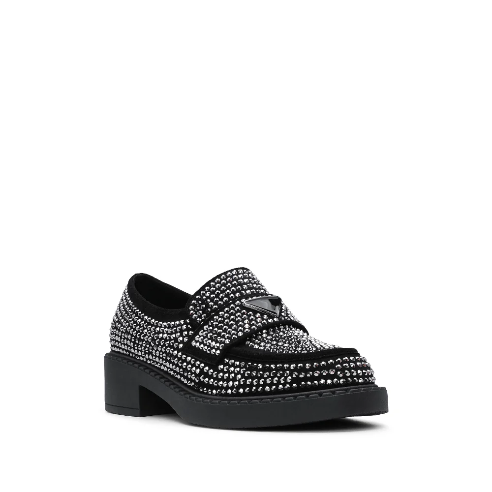 Sapato Mocassim Mulher Camurça Preto - Image 3