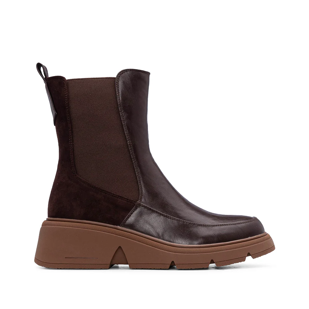 Bota Chelsea Mulher Castanho
