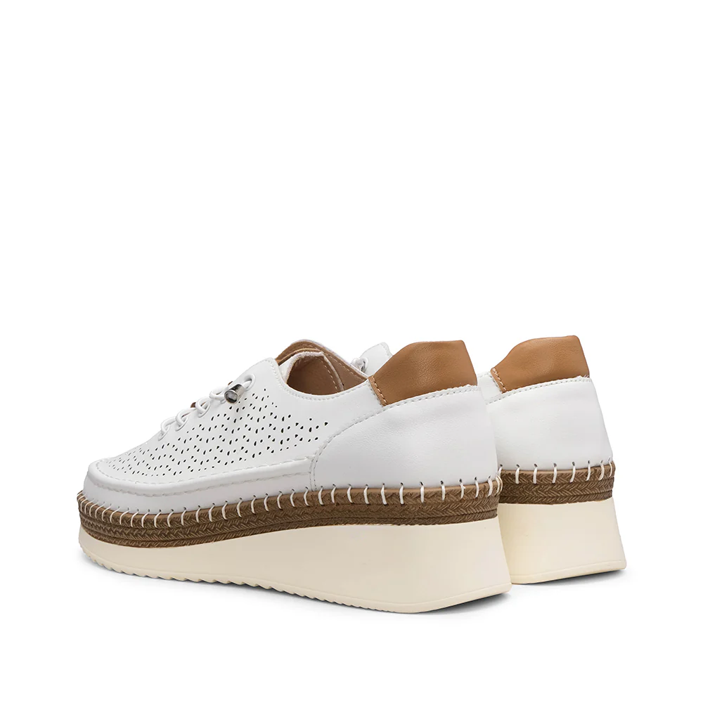 Sapatilha Casual Mulher Branco - Image 3