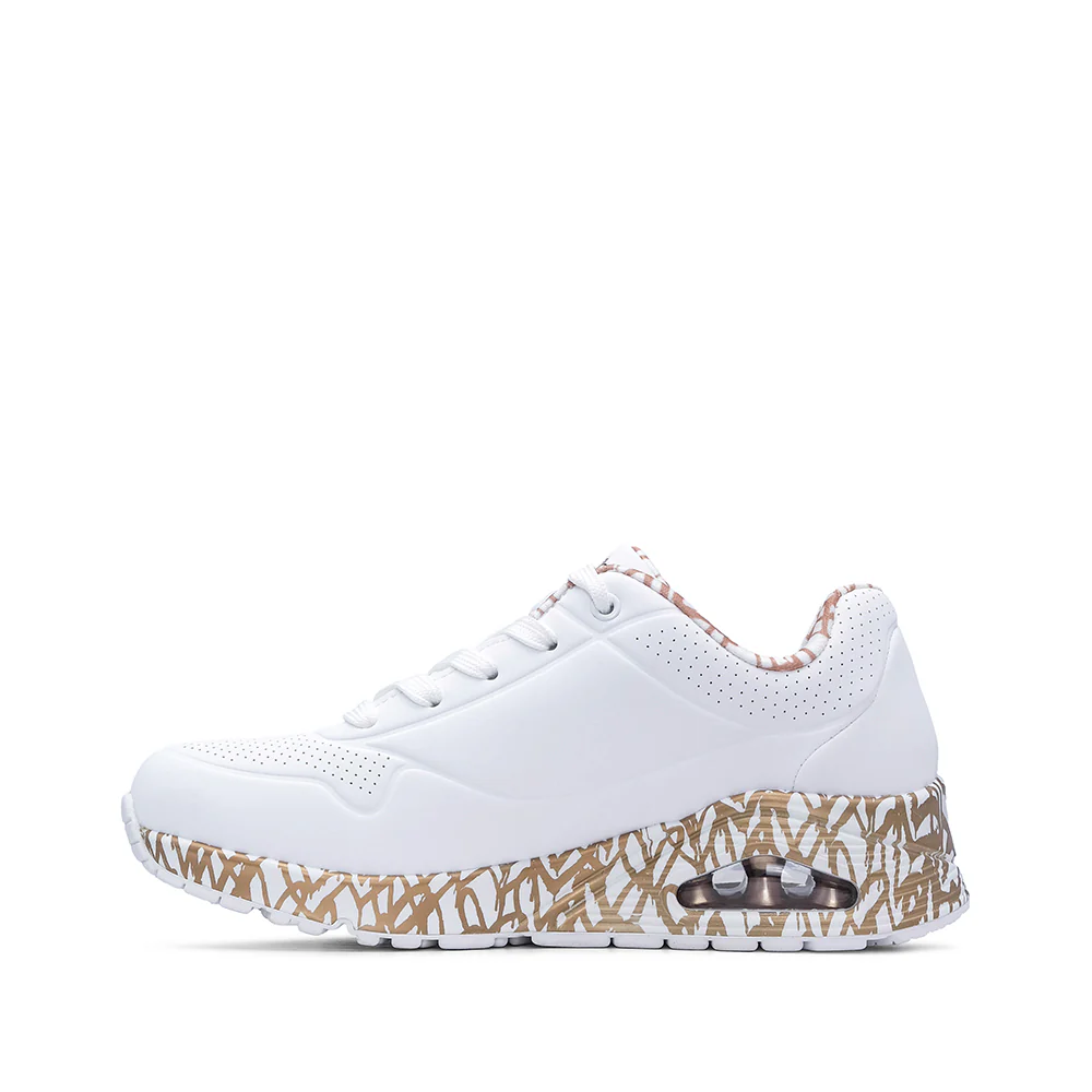 Sapatilha Desportivo Mulher  Branco E Ouro - Image 2