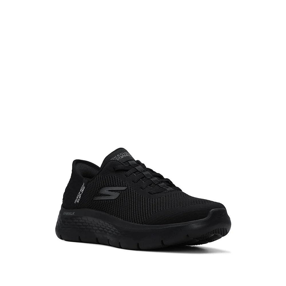 Sapatilha Desportivo Mulher Pele Sintética Slip-ins: GO WALK Flex Preto - Image 3