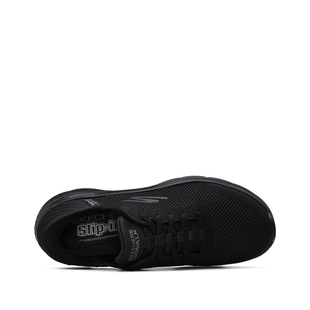 Sapatilha Desportivo Mulher Pele Sintética Slip-ins: GO WALK Flex Preto - Image 5
