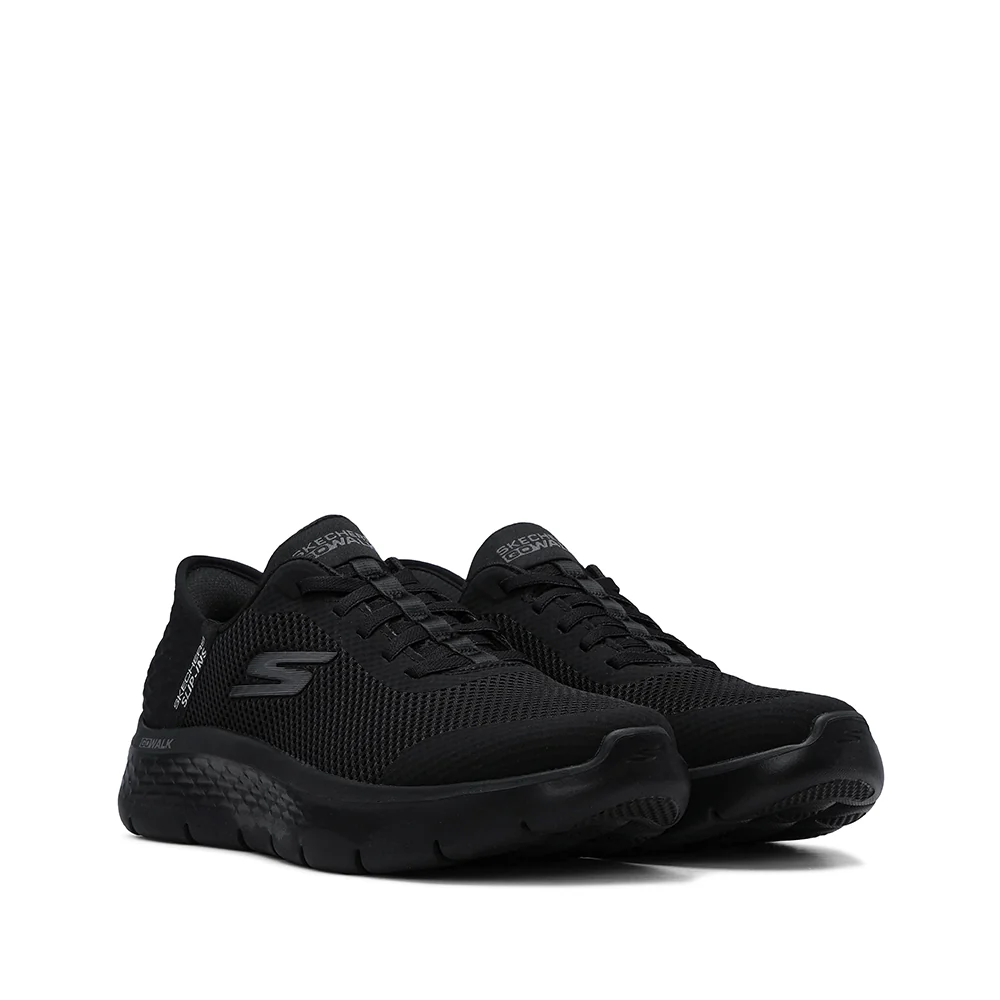 Sapatilha Desportivo Mulher Pele Sintética Slip-ins: GO WALK Flex Preto - Image 6