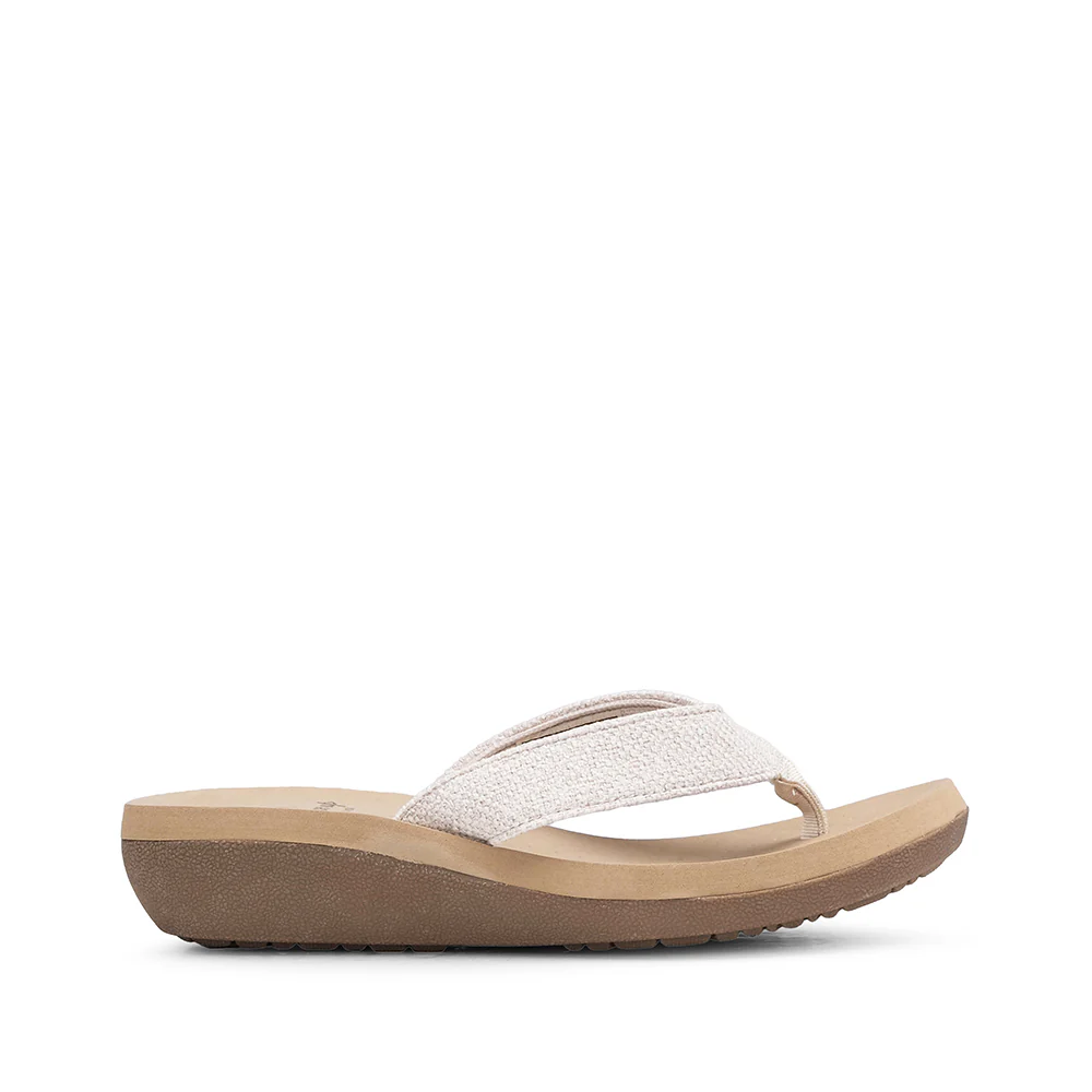 Chinelo Casual Mulher Bege