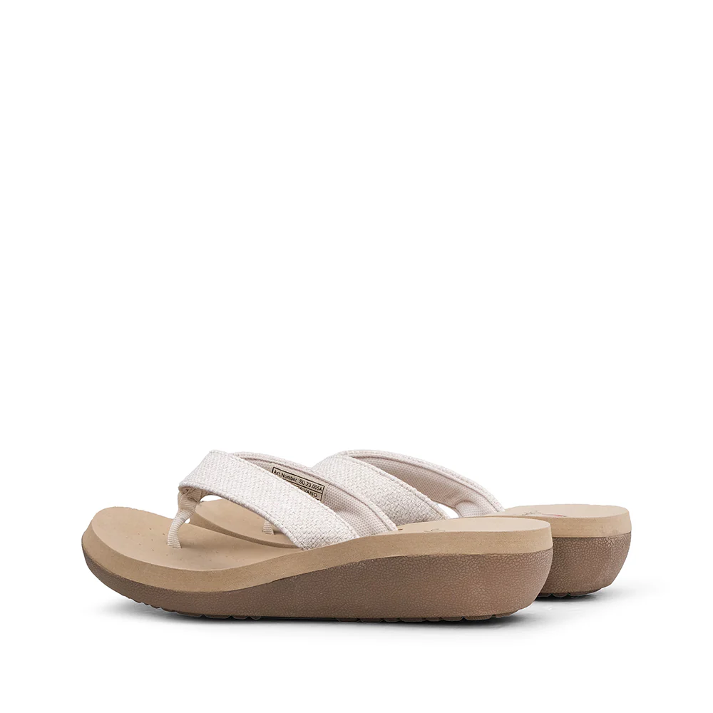 Chinelo Casual Mulher Bege - Image 3