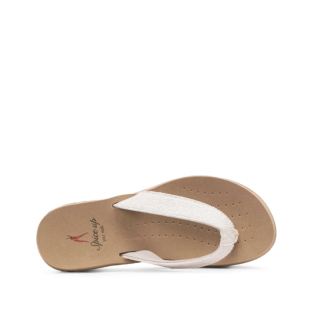 Chinelo Casual Mulher Bege - Image 4