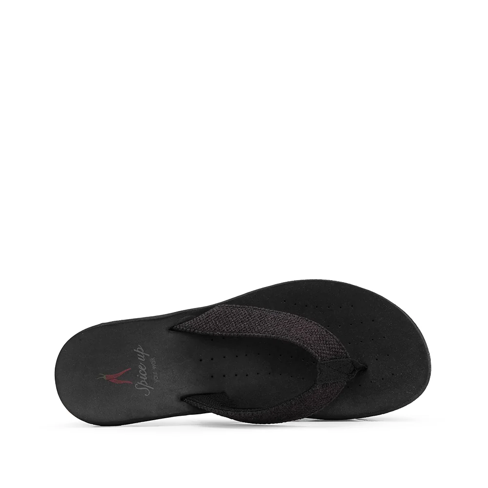 Chinelo Casual Mulher Preto - Image 4