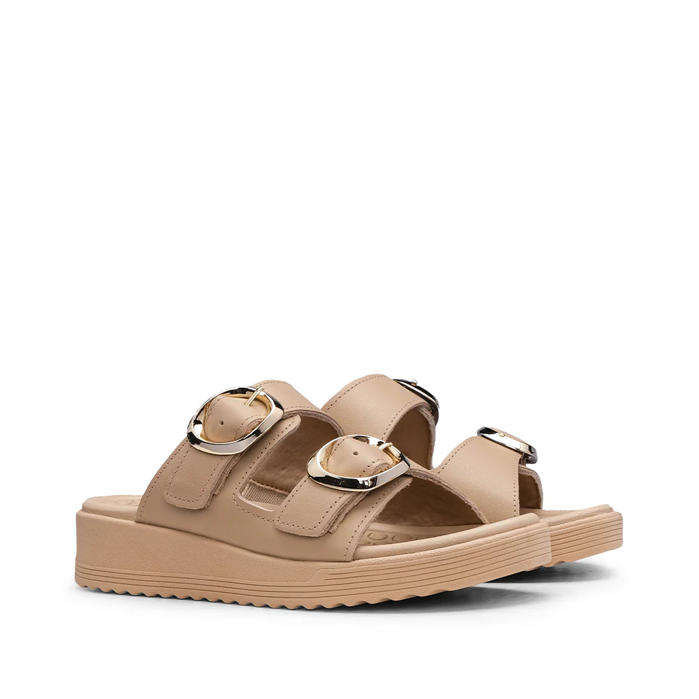 Chinelo Conforto Mulher Pele Bege - Image 2