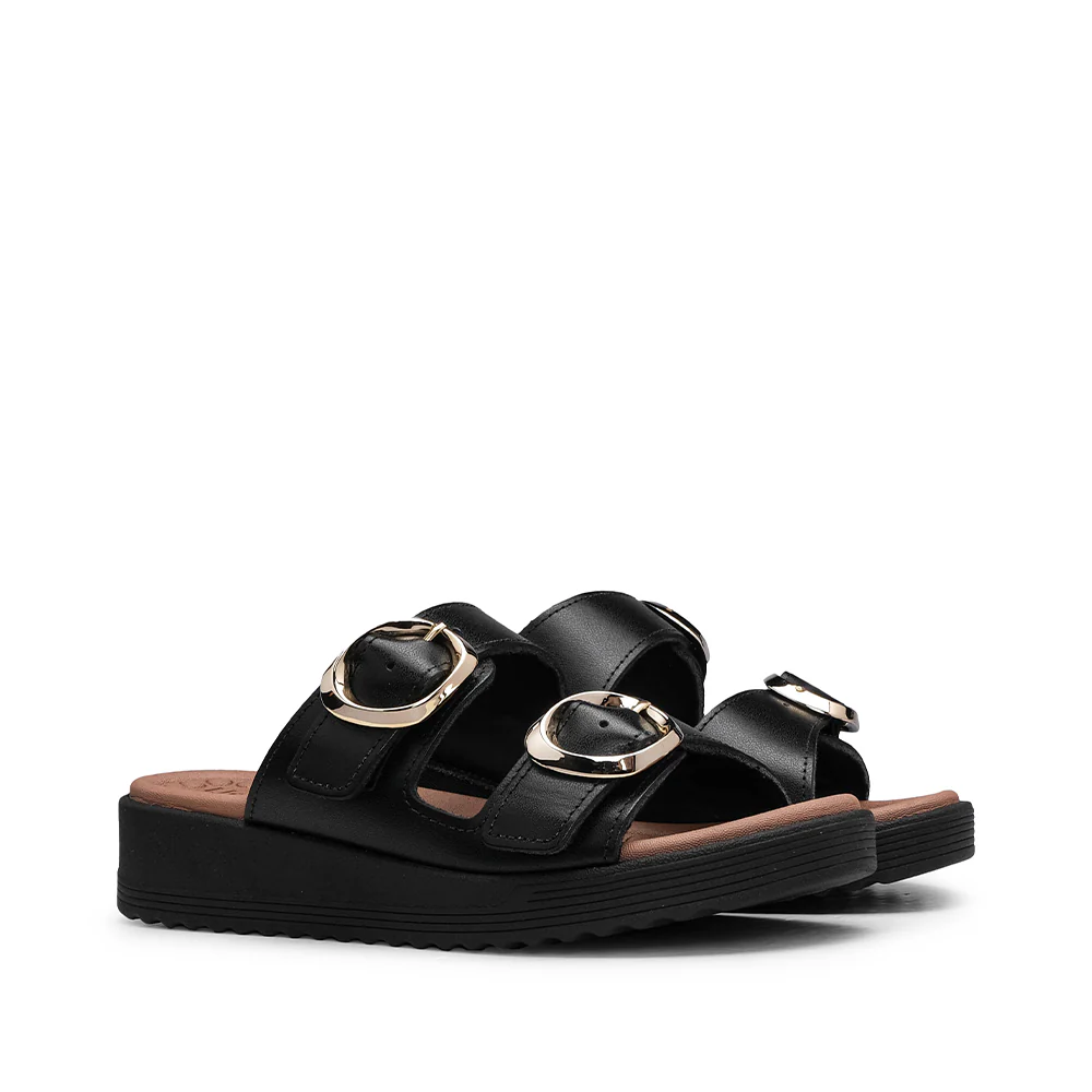 Chinelo Conforto Mulher Pele Preto - Image 2