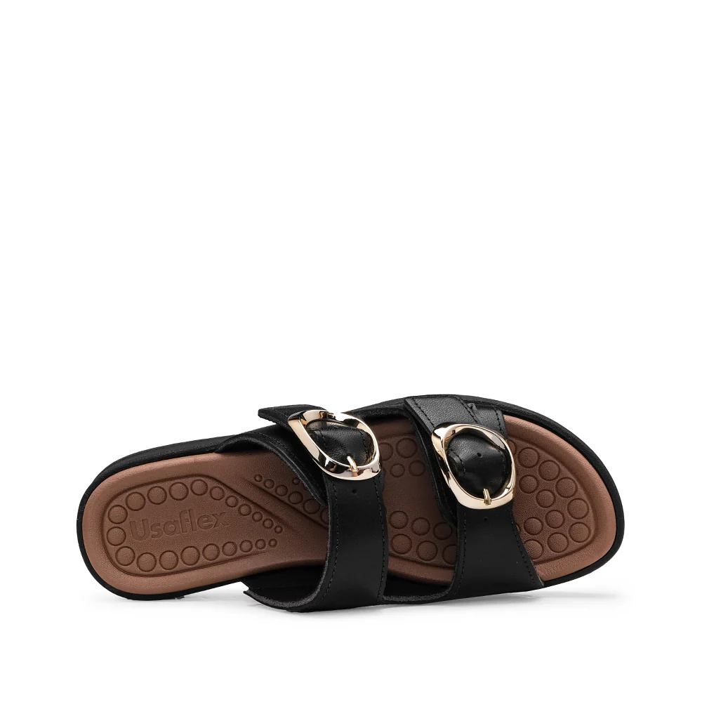Chinelo Conforto Mulher Pele Preto - Image 4