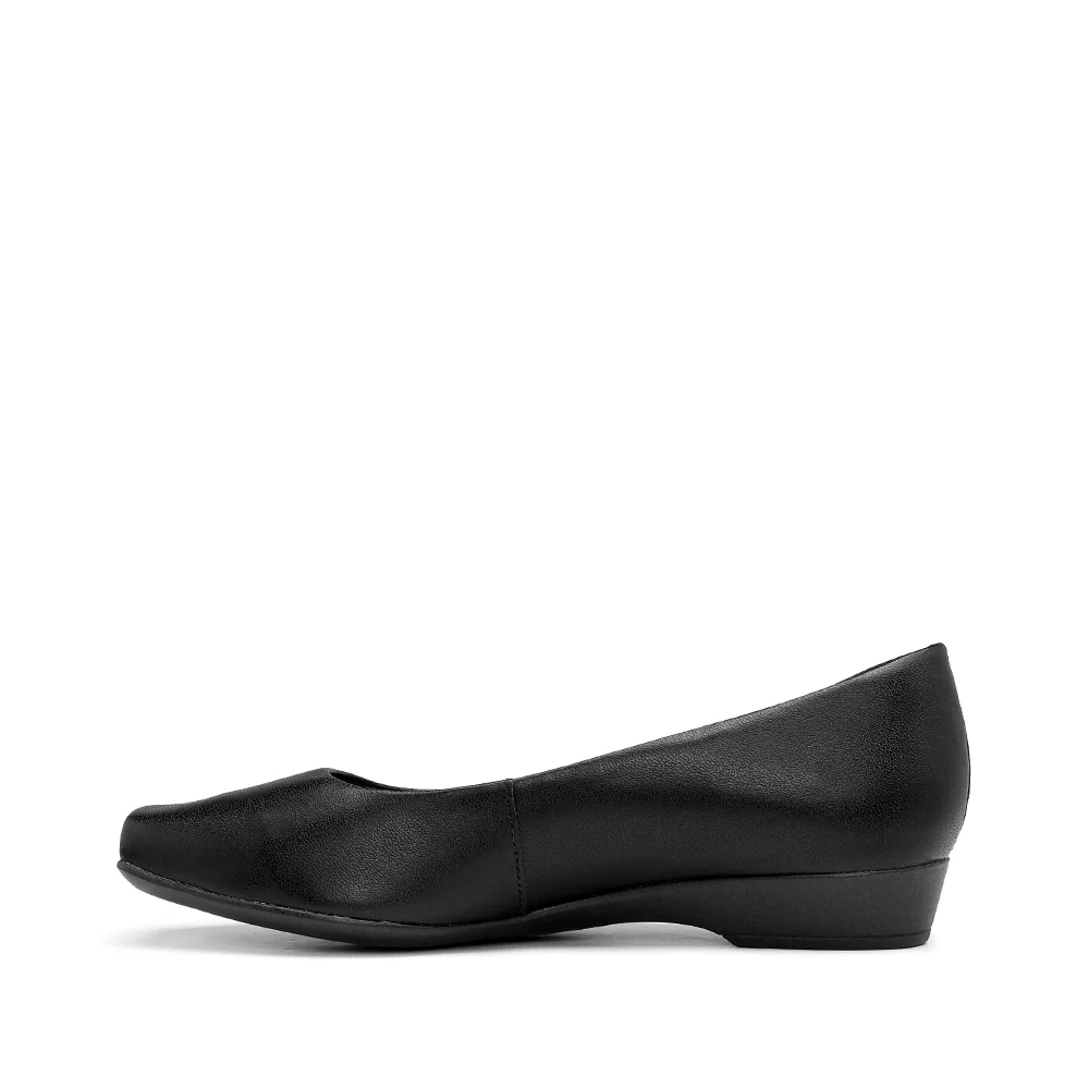 Sapato Salto Raso Mulher Pele Preto - Image 2