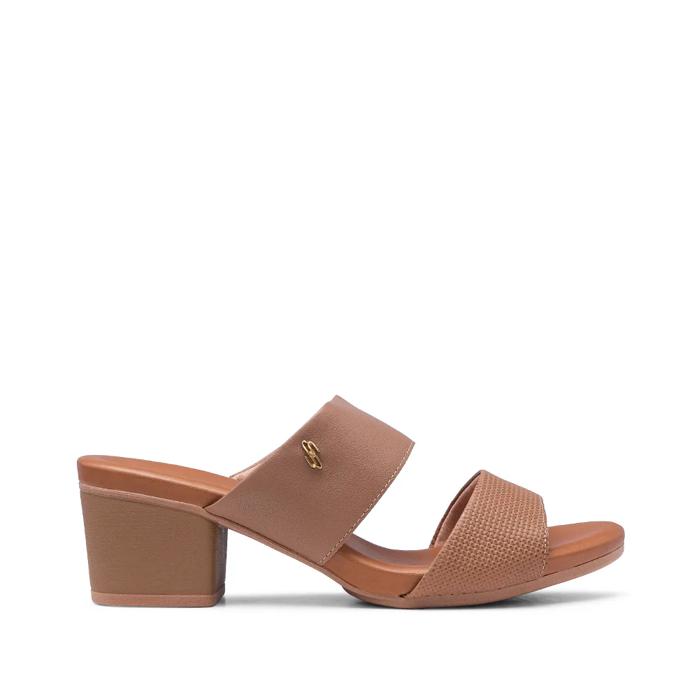 Soca Casual Mulher Pele Camel