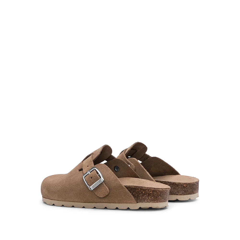 Chinelo Salto Raso Criança Camurça Taupe - Image 3